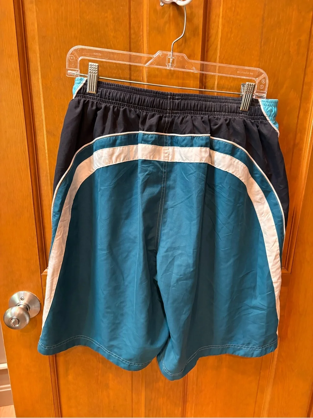 Speedo Men’s Swim Trunks Blue Size Large Drawstring